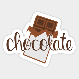 Chocolate Bar Sticker